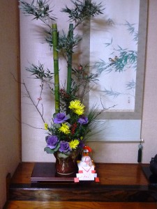 お正月の花