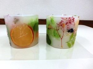 花キャンドル3